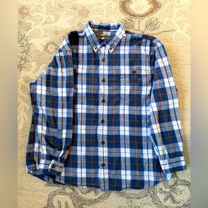 Duluth Trading Plaid Flannel Shirt in Excellent Gently Used Condition